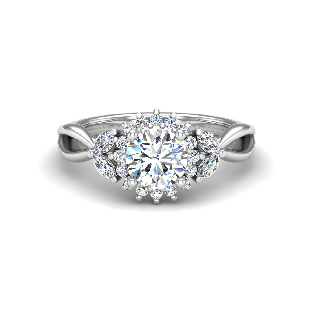 Laura Halo Engagement Ring